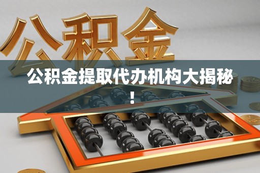 龙文公积金提取代办机构大揭秘！