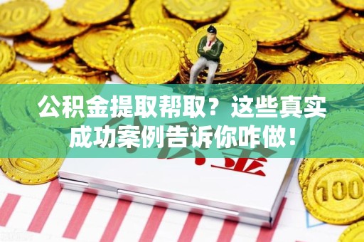 龙文公积金提取帮取？这些真实成功案例告诉你咋做！